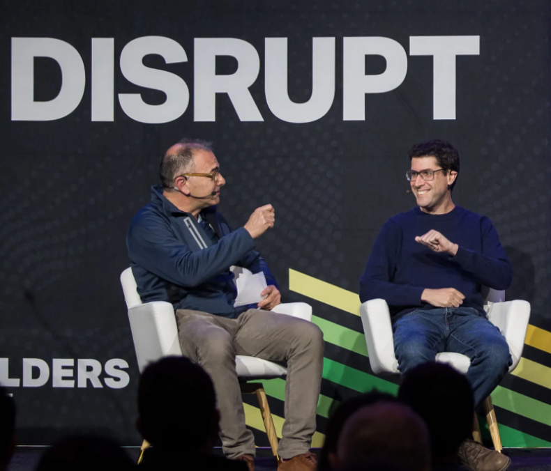 Renen Hallek at with Shay Grinfeld at Greenfield Partners' AI Disruptors 60 | TechCrunch Disrupt 2025