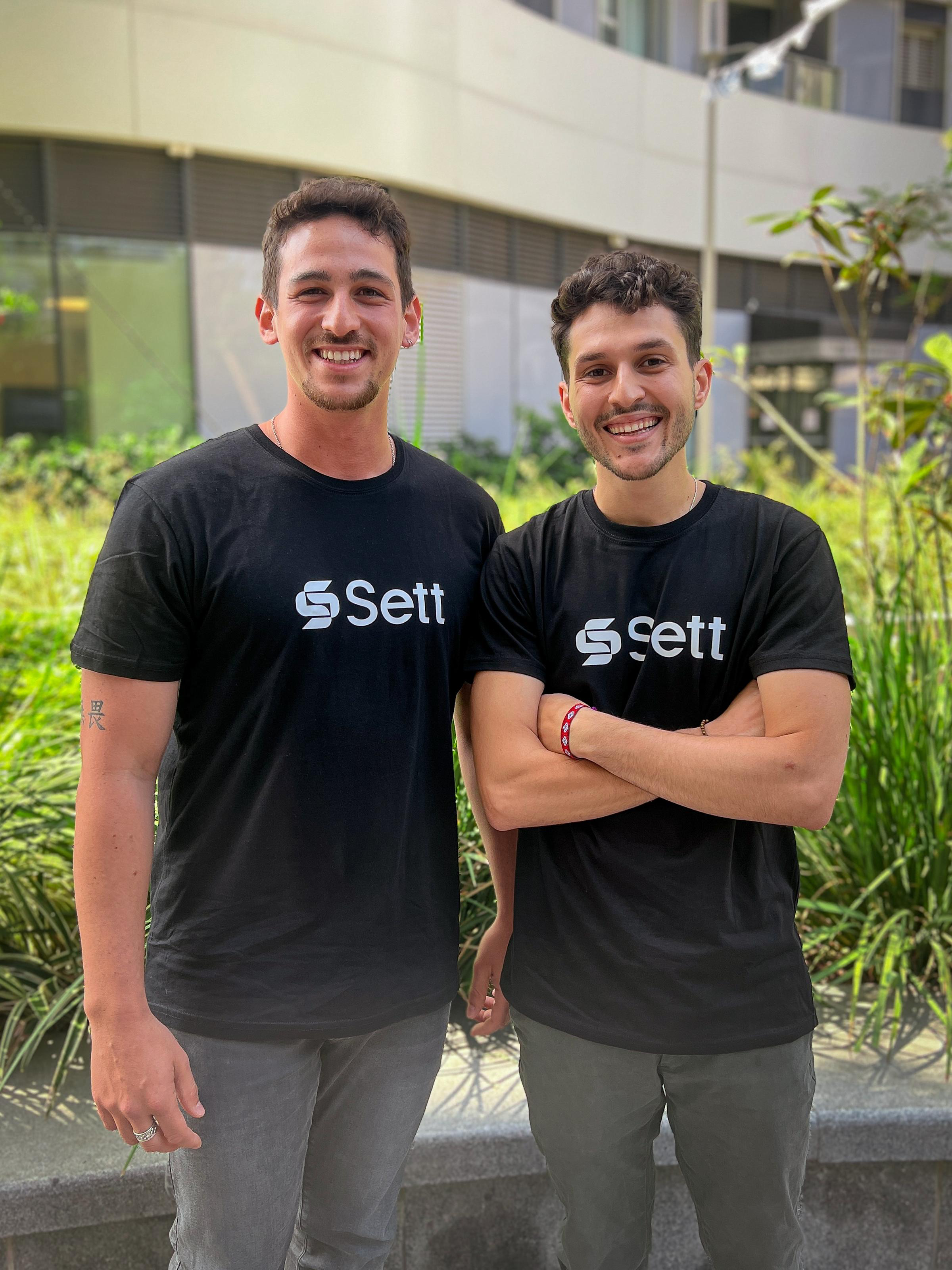 Sett Co-Founders Amit Carmi and Yoni Blumenfeld